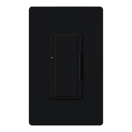 Lutron Maestro Dimmer, 1000W Incandescent/Halogen Only, Single Pole/Multi-Location, 120V, MA-1000-BL, Black