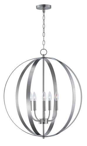Maxim Lighting 10032SN Provident 5 Light 24 inch Satin Nickel Single Pendant Ceiling Light