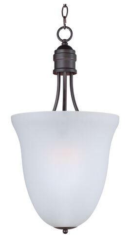 Maxim Lighting 10048FTOI Logan 3 Light 13 inch Oil Rubbed Bronze Entry Foyer Pendant Ceiling Light
