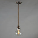 Maxim 10091HMOI Dianne 1 Light 7.5 inch Bronze Pendant Ceiling Light