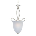 Maxim 10131FTSN Basix 4 Light 14 inch Satin Nickel Foyer Pendant Ceiling Light
