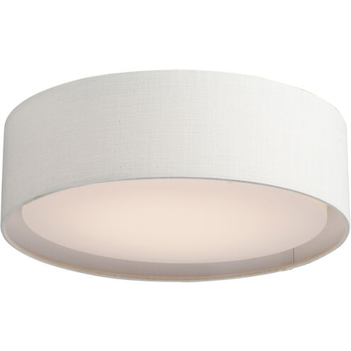 Maxim Lighting 10230OM Prime LED 16 inch Flush Mount Ceiling Light Oatmeal Linen