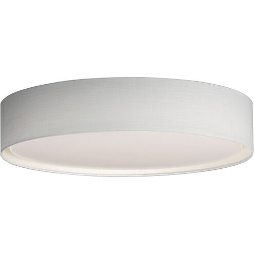 Maxim Lighting 10237WL Prime LED 25 inch Flush Mount Ceiling Light White Linen