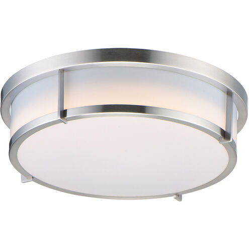 Maxim Lighting 10274WTSN Rogue LED 17 inch Satin Nickel Flush Mount Ceiling Light