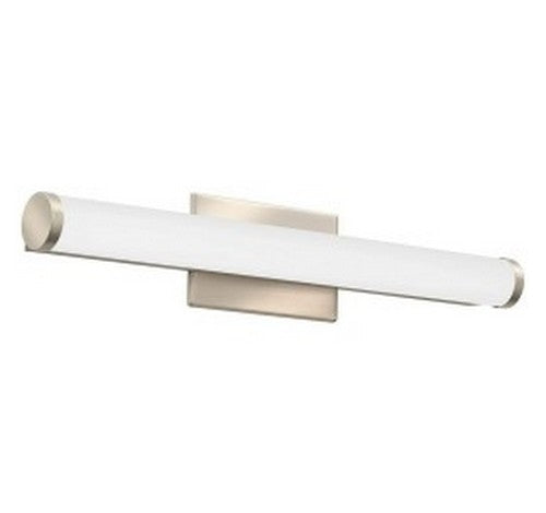 Lithonia Lighting FMVCCL Contemporary Cylinder 24" Brushed Nickel LED Vanity 120-277V