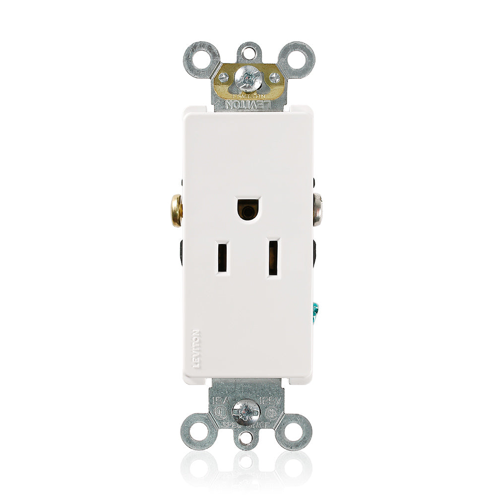 Leviton 16241-W 15 A 125 VAC Switches & Receptacle White