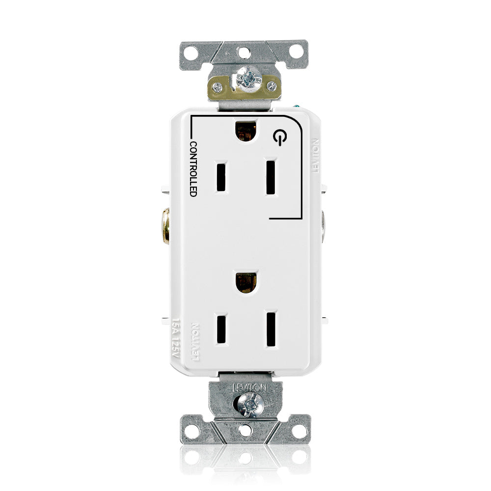 Leviton 16252-1PW 15 A 125 VAC Switches & Receptacle
