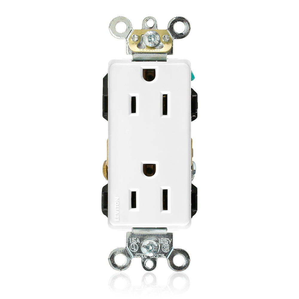 Leviton 16262-W 15 A 125 VAC Switches & Receptacle White