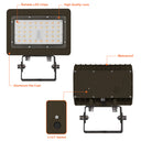Envision LED-ARL-15W-TRI-BZ-TR Mini Flood: M-Line Trunnion, Bronze