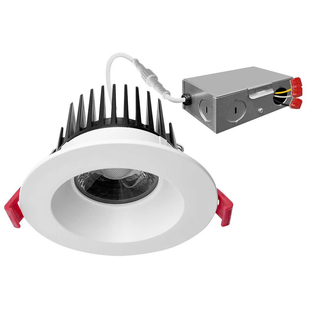 Envision LED-DLJBX-4RG-12W-3WD-WH-R 4" Regressed Downlight Warm Dim, White