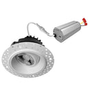 Envision LED-DLJBX-TML-GMB-2R-8W-5CCT-WH 2" Gimbal Round Downlight: Trimless-Line, White
