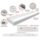 Envision LED-UC-14I-8W-5CCT-WH 14" Undercabinet Bar, White