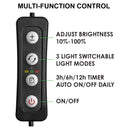 Envision QB-AQUA-16I-14W-FS Aquarium Light 16" bar 18-24" Tank, 3 Light Modes Remote: Qube-Line, Black