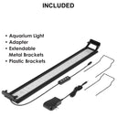 Envision QB-AQUA-28I-20W-FS Aquarium Light 28" bar 30-36" Tank, 3 Light Modes Remote: Qube-Line, Black