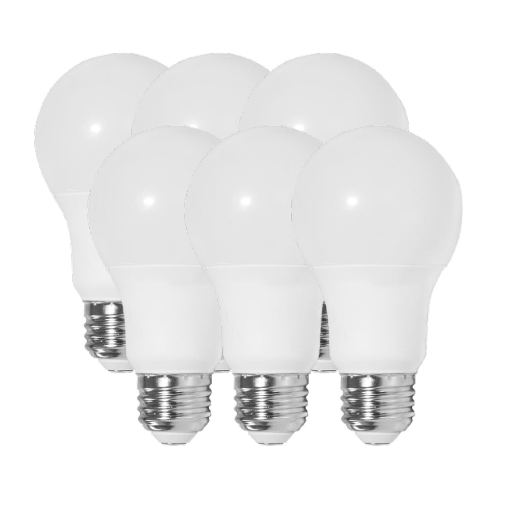 Envision LED-A19-9W-30K-ND6 A19 Non-Dimmable LED (6 Pack) -NOT FOR SALE IN CA-, Frosted