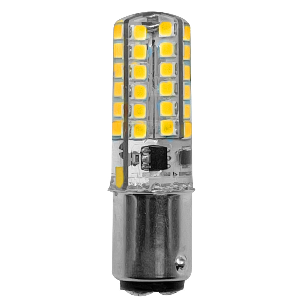 Envision LED-BNWP-3W-WW-SC Bayonet Single Contact: Lux-Line, Clear