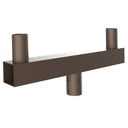 Envision TN-BH-SQ-180-2S Tenon: Square Bullhorn 2-Head Adapter, Bronze