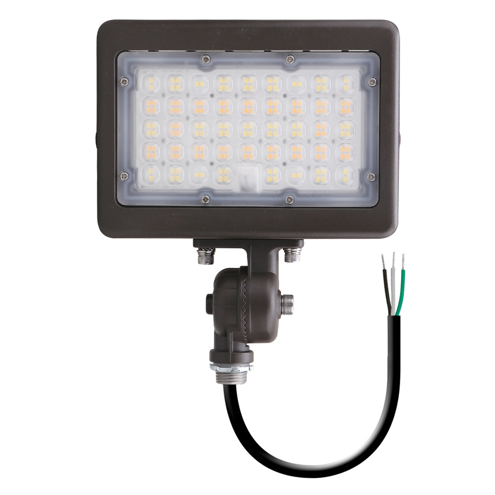 Envision LED-ARL-2P50-TRI-BZ-KN-PC Mini Flood: M-Line 1/2" Knuckle, 50/35w, Bronze