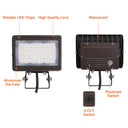 Envision LED-ARL-3P80-TRI-BZ-TR-PC Mini Flood: M-Line Trunnion, 80/70/60w, Bronze