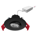 Envision LED-DLJBX-ADJ-2-5W-30K-BLK-12V 2" Smooth Gimbal Downlight: LV-Line, Black