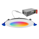 Envision LED-SL-PNL-4R-9W-RGB+W-WH 4" Slim Panel: Slim-Line SMART, White