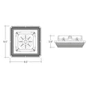 Envision LED-SQUC-3P90-TRI-WH Square Canopy: ARCY-Line, 90/80/70W, White