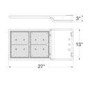 Envision LED-ARL3-5P450-TRI-BZ-HV Area Light G3: Bolt-Line, 450/420/390/360/330w, Bronze