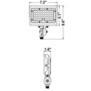 Envision LED-ARL-2P50-TRI-BZ-KN-PC Mini Flood: M-Line 1/2" Knuckle, 50/35w, Bronze