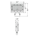 Envision LED-ARL-3P80-TRI-BZ-TR-PC Mini Flood: M-Line Trunnion, 80/70/60w, Bronze