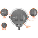Envision LED-CMD-10-3M38-5CCT-UNV 10" Commercial Downlight: CMD-Line, 38/30/21w, White