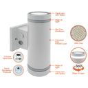 Envision LED-CYE-UD-3-3P30-TRI-WH-PC 3" Cylinder: M-Line Up/Down Light, 30/20/10W, White