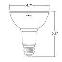 Envision LED-P38-13W-5CCT PAR38 100W Equivalent, Clear