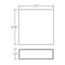 Envision LED-WSC-UD-15W-5CCT-BL Wall Sconce: M-Line, Black