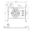 Envision CUNV-NC-RI-J-JBX New Construction Plate: 4" 6" 8" 10" CADM or CMD Round w/ J-Box