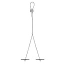 Envision SK-20FT-Y-LC-PD Suspension Kit: 20' Y-Shape, Loop Top, Paddle Bottom (Adjustable Length), Silver