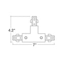 Envision TS3-SM-T-WH T-Connector: connect two track sections at a T angle, White