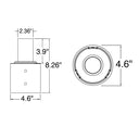 Envision TN-RD-4 Tenon: Round 4" Pole Reducer to 2.36", Bronze