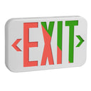Envision LED-EM-EXT-RG-WH LED Emergency Exit Sign RED/GREEN Selectable Single or Double Sided, 3w, White