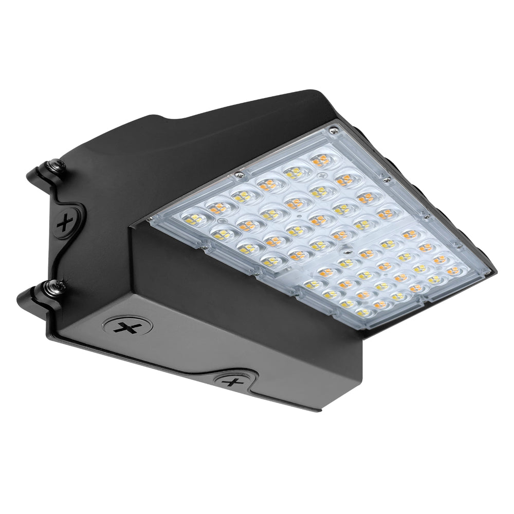 Envision LED-WPFC-FL-5P60W-TRI-BL-PC Wall Pack: Flat-FC-Line, 60/50/40/30/20W, Black