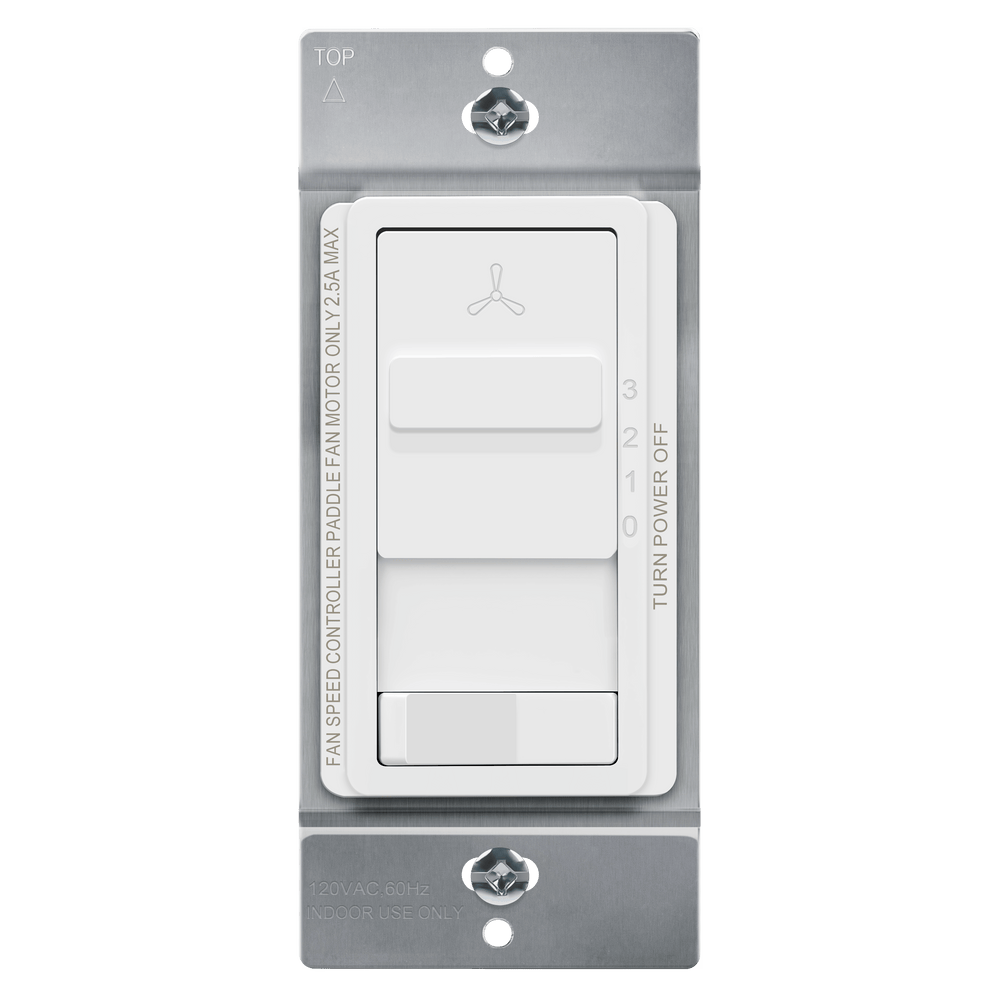 3-Speed Slide Fan Control & Light Switch