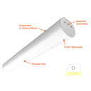 Envision LED-TBL-2FT-20W-D-4CCT-WH 2' Architectural Tubular Linear, White
