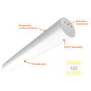 Envision LED-TBL-8FT-80W-UD-4CCT-WH 8' Architectural Tubular Linear, White