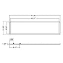 Envision LED-BPL-SM-1X4-3M40-5CCT 1x4 Surface Mount LED Panel: Slim-Line, 40/30/20w, White