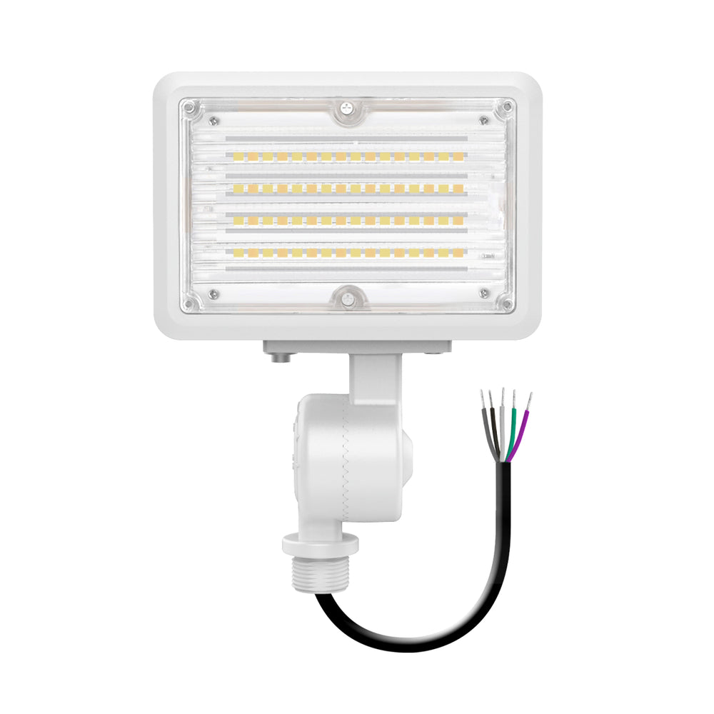 Envision LED-FL-15W-TRI-WH-KNYK-PC Mini Flood: XS-Line 1/2" Knuckle & Yoke Included, White