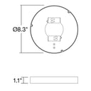 Envision TSM-9R-EMB-UNV-EMPTY TSM-9: EM Backup Empty Body for All Models, 18w, White