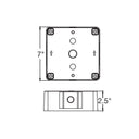 Envision ARL3-WM-WH ARL3: Wall Mount Bracket (Requires ARL3-SA for mounting), White