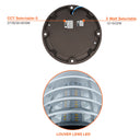 Envision LED-BLD-RD-5CCT-LV-DM-BZ Bollard Head: Round Louver Dome Top Bronze Finish, 22/16/12W