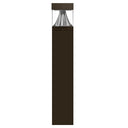 Envision LED-BLD-3P22-SQ-5CCT-UNV-CN-FL-BZ-44 Bollard Square Bronze Square Cone Flat Top, 22/16/12W