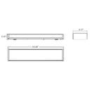 Envision LED-WRP-PRM-2FT-20W-35K 2 FT Prismatic Wrap, White