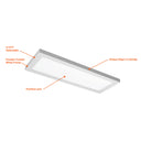 Envision LED-PNL-SM-2X4-50W-TRI 2x4 Surface Mount LED Panel: Slim-Line, White